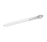 Swarovski Bolígrafo Crystalline, Forma octagonal, Copo de nieve, Blanco, Lacado blanco