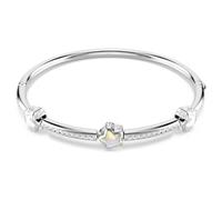 Swarovski Brazalete Chroma, Corte mixto, Estrella, Blanco, Baño de Rodio