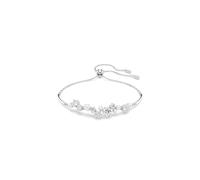 Swarovski Brazalete Constella, Crystal Pearl, Tallas redondas, Blanco, Baño de rodio