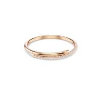 Brazalete Dextera, Cierre magnético, Blanco, Baño tono oro rosa L