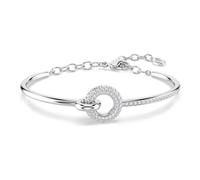 Swarovski Brazalete Dextera Talla redonda Blanco Baño de rodio