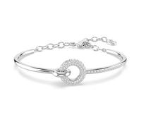 Swarovski Brazalete Dextera Talla redonda Blanco Baño de rodio