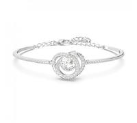 Swarovski Brazalete Generation para Mujer, Baño de Rodio con los Clásicos Cristales Blancos Swarovski, Con Cierre Ajustable, Colección Swarovski Generation