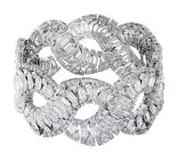 Swarovski brazalete hyperbola:bracelet l wave white/rhs m 5598351 marc