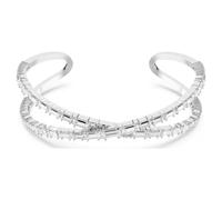 Swarovski brazalete hyperbola, símbolo del infinito, blanco, baño de