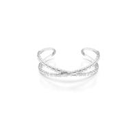 Swarovski Brazalete Hyperbola, Símbolo del infinito, Blanco, Baño de rodio, M