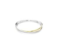 Swarovski Brazalete Hyperbola, Talla redonda, Blanco, Combinación de acabados metálicos