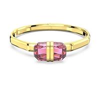 Swarovski Brazalete Lucent, Cierre magnético, Rosa, Baño tono oro, M