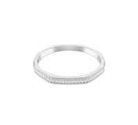 Swarovski Brazalete Matrix, Zirconia, Talla Baguette, Forma Octagonal, Cierre a Presión, Baño de Rodio, Colección Matrix