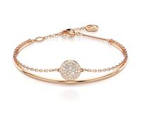 Swarovski - Brazalete Meteora Blanco, Baño tono oro rosa Ref 5683452