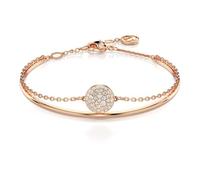 Swarovski - Brazalete Meteora Blanco, Baño tono oro rosa Ref 5683452