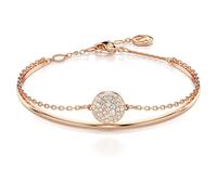 Swarovski - Brazalete Meteora Blanco, Baño tono oro rosa Ref 5683452