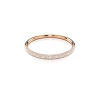 Swarovski Brazalete Meteora, Pavé nieve, Blanco, Baño tono oro rosa