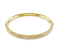 Swarovski Brazalete Sublima, con Cristales Redondos en Tono Oro de Diferentes Tamaños en la Sección Superior y Pavé Nieve, Colección Sublima, Baño en Tono Oro, Tono Dorado
