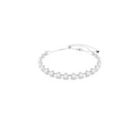 Gargantilla Ariana Grande x Swarovski, Perla de cristal, Talla redonda, Blanca, Baño de rodio OS