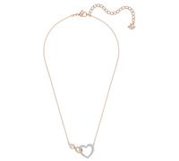 Swarovski Cadena oro rosa / plata / transparente, Talla One Size