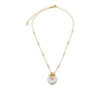 Swarovski Colgante Idyllia, Tallas mixtas, Corazón, Blanco, Baño tono oro