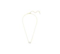 Swarovski Collar Mesmera Attract, Corazón, Blanco, Baño tono oro