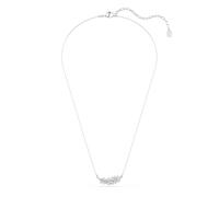 Swarovski Vienna Colgante, Tallas Mixtas, Pluma, Blanco, Baño De Rodio