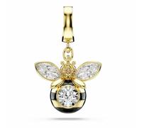 Swarovski Charm Idyllia, Tallas mixtas, Abeja, Multicolor, Baño tono oro