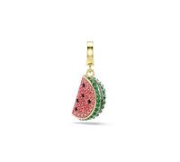 Swarovski Charm Idyllia, Tallas mixtas, Sandía, Multicolor, Baño tono oro