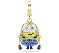 Swarovski Charm Minions Bob, Pavé, Multicolor, Baño tono oro