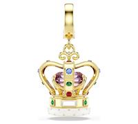 Swarovski Charm Minions Crown, corte mixto, multicolor, chapado en oro