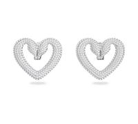 Swarovski - Clips para Orejas Una Corazón Blanco - Accessories - Mujer - Blanco - ONE SIZE -