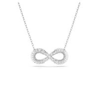 Swarovski Colgante Hyperbola Símbolo del infinito Blanco Baño de rodio OS