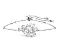 Swarovski. Pulsera Flores, Blanco, Rodiado Nuevo
