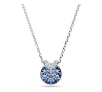 Swarovski Colgante Bella V, Talla redonda, Azul, Baño de rodio
