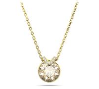 Swarovski Colgante Bella V, Talla redonda, Tono dorado, Baño tono oro