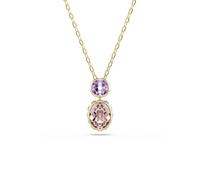 Swarovski Colgante Chroma, Tallas mixtas, Multicolor, Baño tono oro