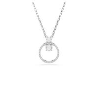 Swarovski Colgante Constella, Pavé, Talla redonda, Blanco, Baño de rodio