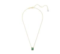 Swarovski Colgante Matrix, Talla rectangular, Verde, Baño tono oro