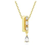 Swarovski Colgante Dextera, con Cristales transparentes, Baño Tono Oro