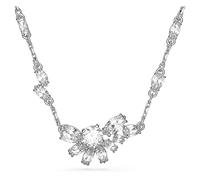 Swarovski Colgante Gema para Mujer, con Cristales Blancos de Diversas Tallas, en Baño de Rodio, Colección Gema de Swarovski