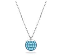 Swarovski Colgante Ginger, Azul, Baño de rodio