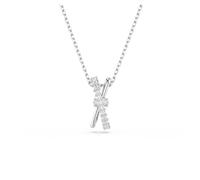 Swarovski Colgante Hyperbola, Tallas mixtas, Nudo, Blanco, Baño de rodio