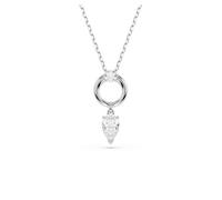 Swarovski Colgante Mesmera, corte pera, blanco, chapado en rodio