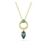 Swarovski Colgante Mesmera, Tallas mixtas, Verde, Baño tono oro