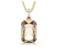 Swarovski Colgante Millenia, corte octágono, caramelo, chapado en oro