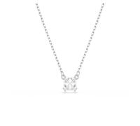 Swarovski Colgante Stilla Attract, Talla cuadrada, Blanco, Baño de rodio