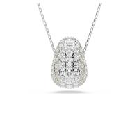 Swarovski Colgante Sublima, Talla redonda, Blanco, Baño de rodio