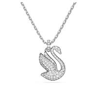 Swarovski Colgante Swarovski Iconic Swan, Cisne, Mediano, Blanco, Baño de rodio