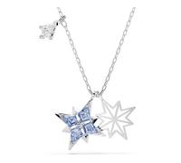Swarovski Colgante Symbolica, Estrella, Azul, Baño de rodio
