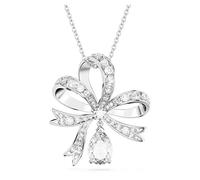 Swarovski Colgante Volta, Lazo, Grande, Blanco, Baño de rodio