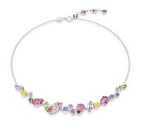 Swarovski Collar Gema, Tallas mixtas, Multicolor, Baño de rodio