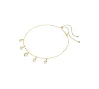 Collar Imber, Tallas mixtas, Blanco, Baño tono oro OS