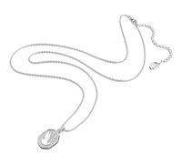 Swarovski Collar Signum para Mujer, con Colgante de Medalla, Baño de Rodio, Colección Signum de Swarovski